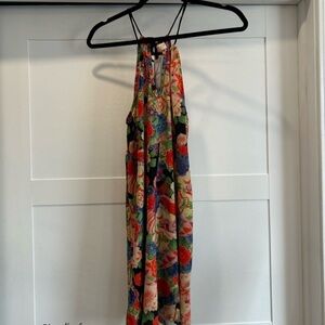 Paint it Red Floral Multicolor slip Dress